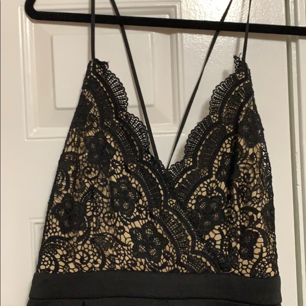 Black and Nude Francesca’s Formal Dress - Picture 3 of 5